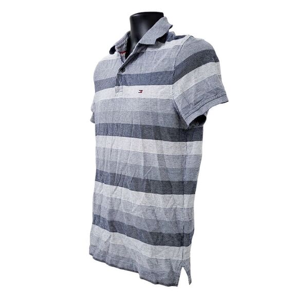 2/$20 Tommy Hilfiger Grey Polo Golf Shirt Top 100% Cotton Size: Small - Picture 3 of 6
